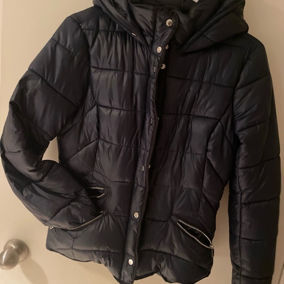 🎀🧥ZARA TRAFALUC PATENT PUFFER JACKET 🧥🎀 - Picture 7 of 9